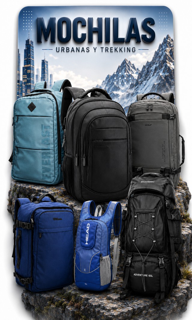 Mochilas Urbanas y Trekking
