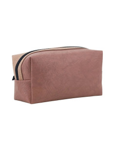 Portacosméticos Art. AMA 67.E828.2 ROSA ECO cuero c/ manijita desmontable - tubo rectangular 2