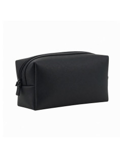 Portacosméticos Art. AMA 67.E828.1 NEGRO ECO cuero c/ manijita desmontable - tubo rectangular 2