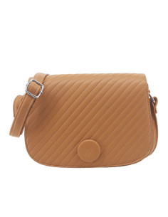 Cartera Art. AMA 67.0800194 SUELA ECO cuero c/ tapa y correa regulable - interior gamuzado