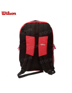 Mochila portanotebook 18 Pulg. Art. WIL 65.010580SA NEGRO/ROJO poliéster 100% c/ bolsillos 2