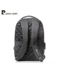 Mochila portanotebook 18 Pulg. Art. PCA PC-1056 NEGRO poliéster 100% - c/ USB y ANTIRROBO 2