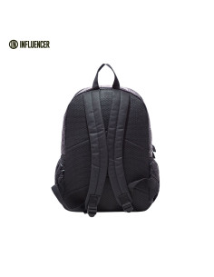 Mochila 17 Pulg. Art. INF 68.3020.4 FUCSIA poliéster 100% puffer c/ bolsillos plaqué y laterales 2
