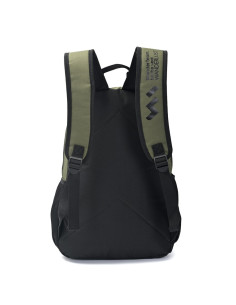 Mochila 18 Pulg. Art. WAN 34845 VERDE MILITAR poliéster 100% c/ bolsillos frente y laterales 2