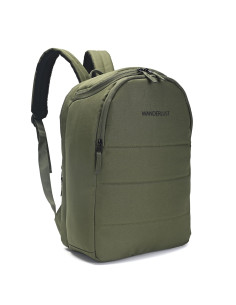 Mochila matera portanotebook 18 Pulg. Art. WAN 33850 VERDE silicona c/ bolsillo y sujeta termos