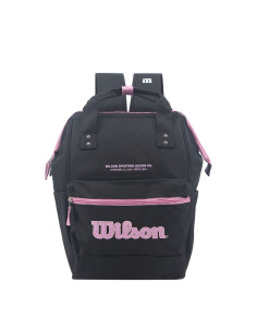 Mochila 16 Pulg. Art. WIL 65.AK000B NEGRO poliéster 100% c/ boca de pez y bolsillo plaqué