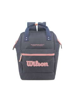 Mochila 16 Pulg. Art. WIL 65.AK000N AZUL OSCURO poliéster 100% c/ boca de pez y bolsillo plaqué