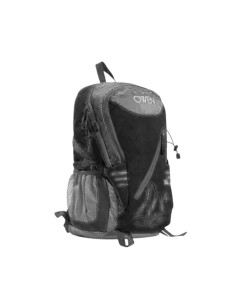 Mochila camping 18 Pulg. Art. OWE OWCR08.1 NEGRO poliéster 100% c/ bolsillos y silbato - 30 Litros