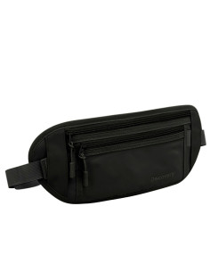 Portavalores 2 cierres Art. DIS 19641.1 NEGRO nylon 100% - ultraliviano c/ packaging