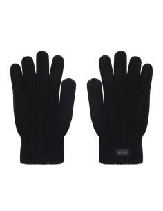 Guantes Art. BOS 31432.1 NEGRO nylon 100% - apto para pantalla táctil - puño elástico