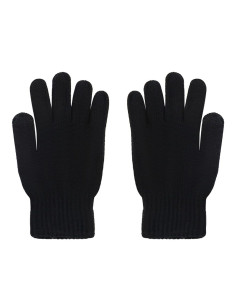 Guantes Art. BOS 31432.1 NEGRO nylon 100% - apto para pantalla táctil - puño elástico 2